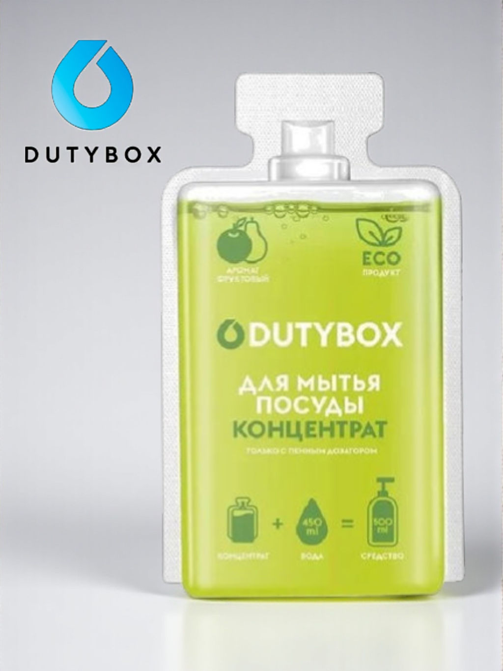 Концентрат-средство для мытья посуды Dutybox 50 мл фруктовый