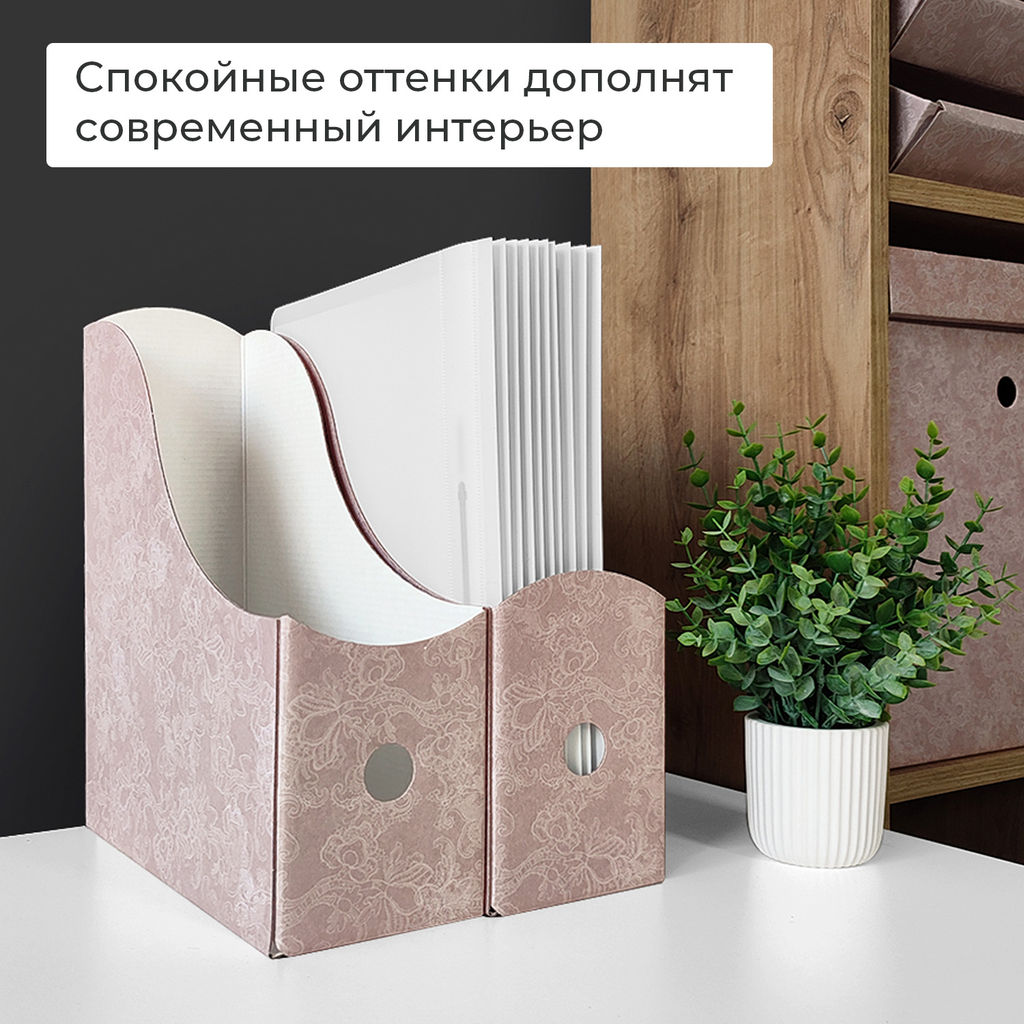 VAL JR-3VP-100mono Лотки для бумаг верт., широкие, 31*26*10 см, набор 6 шт., моно, JARDIN, шт - Valiant фото 3