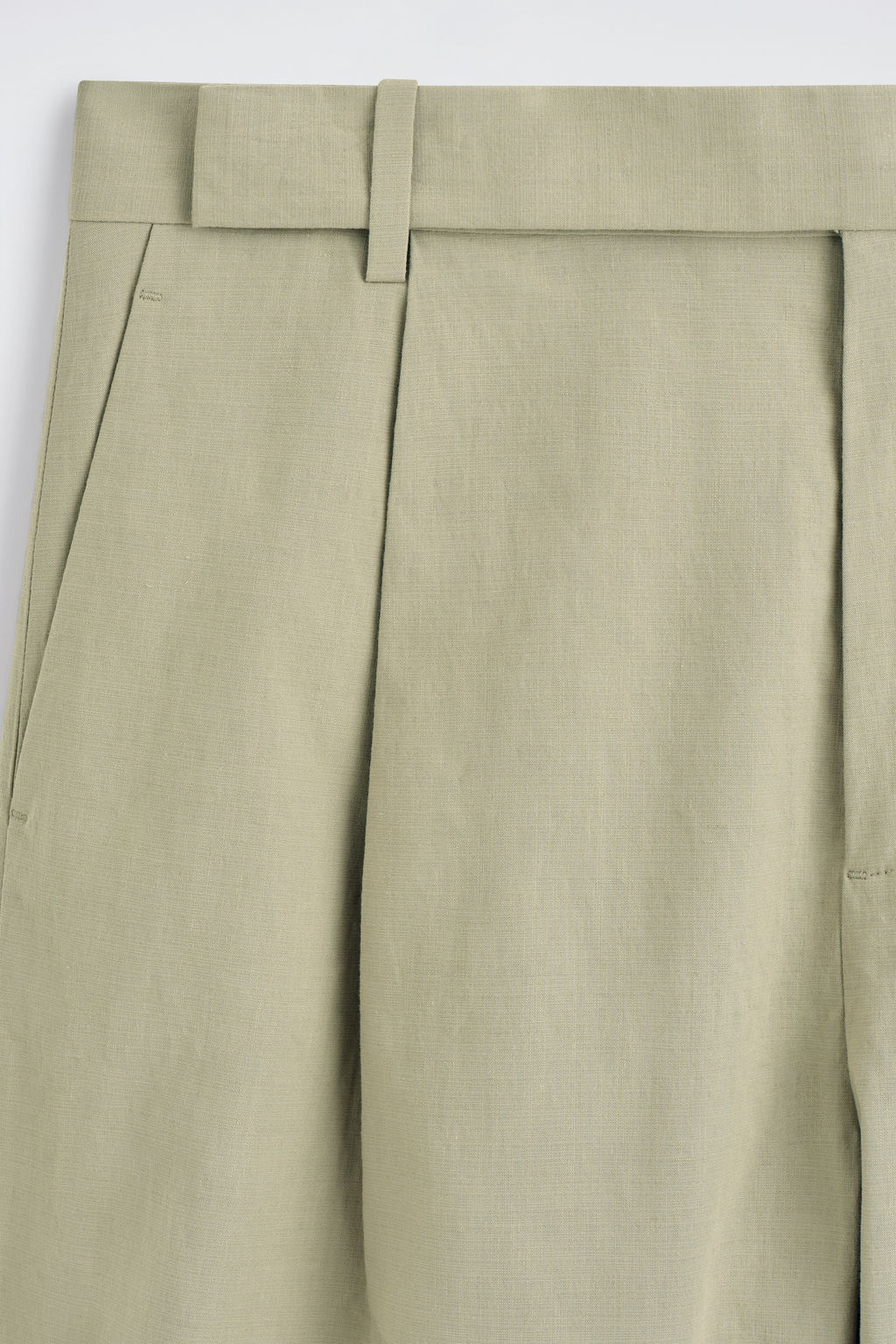 PANTAL?N BARREL LEG RELAXED FIT DE ALGOD?N Y LINO - H&m фото 6
