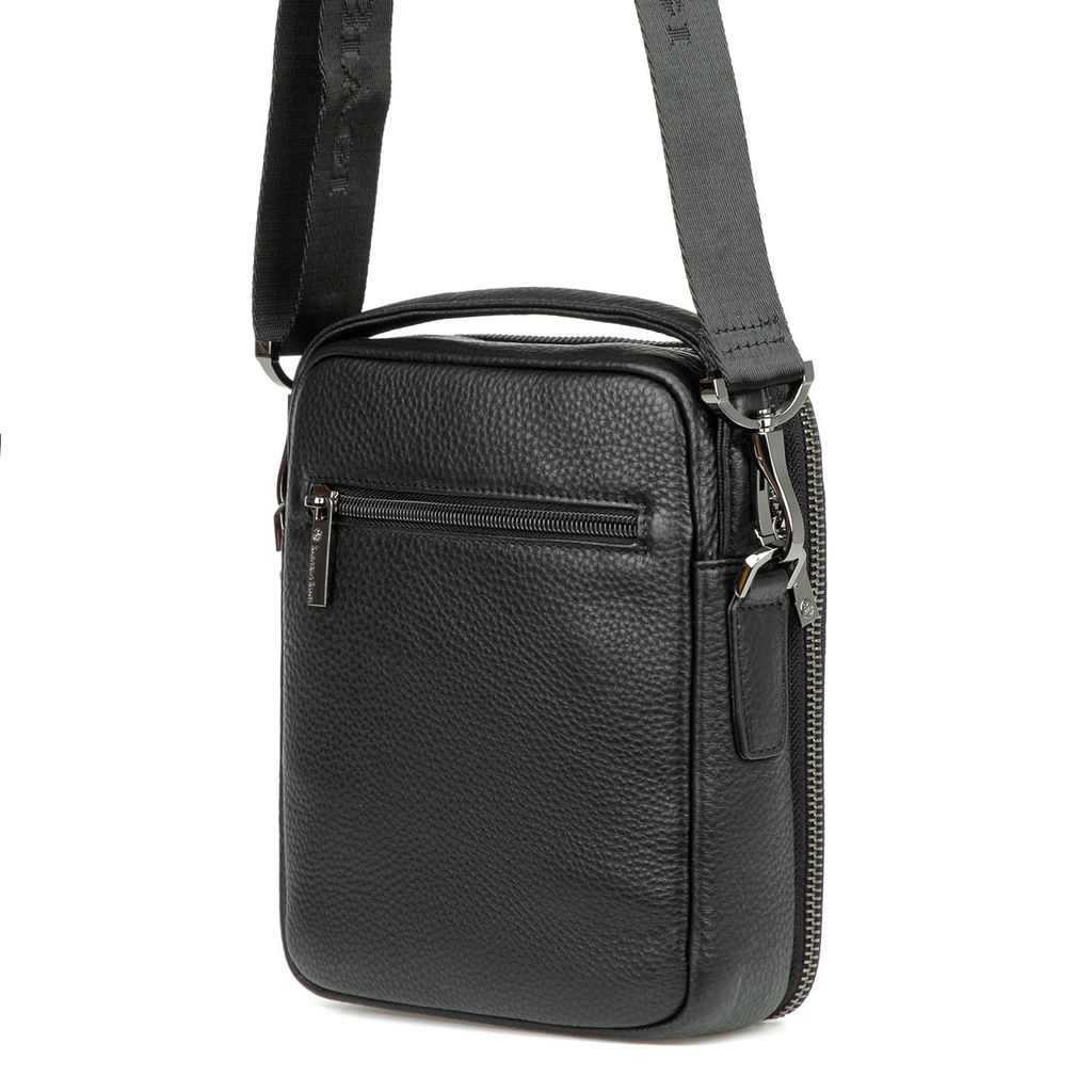 Мужская кожаная сумка мессенджер - Barcelo biagi фото 3