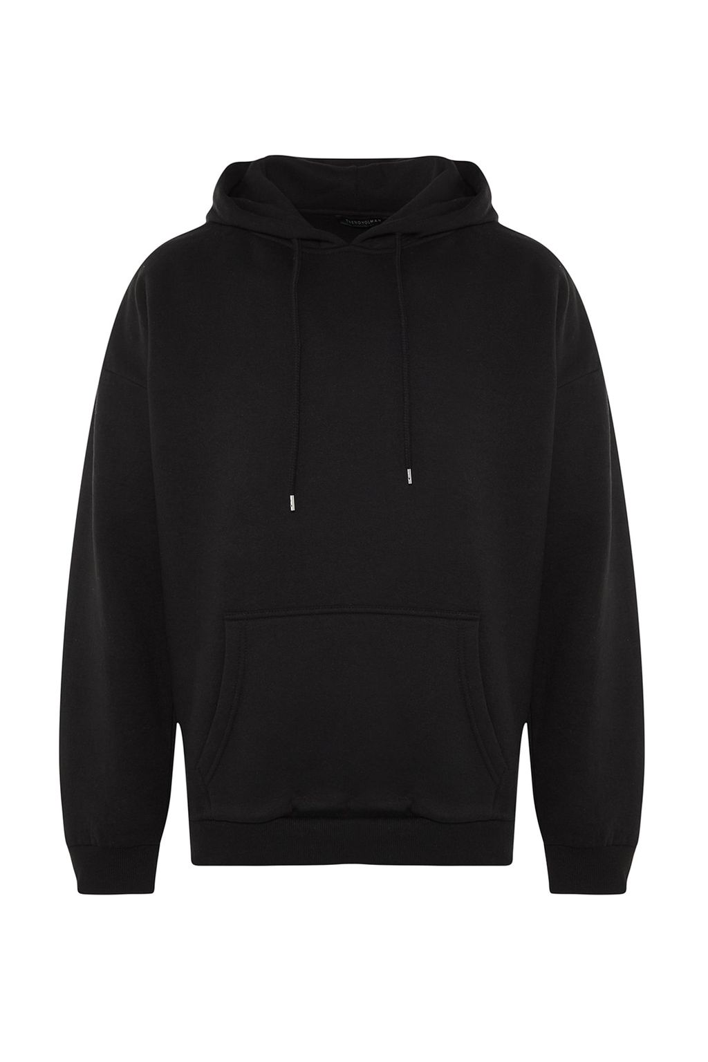 TRENDYOL MAN Siyah Oversize/Genis Kesim Kapusonlu Ici Polar/S?cak Tutan Cicek Bask?l? Sweatshirt TMNAW22SW1651 - Trendyolmilla фото 8