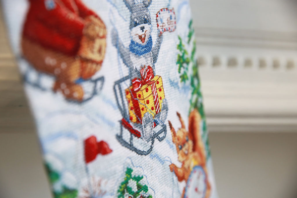 Набор для вышивания PANNA PR-7253 Сапожок с горкой 26 х 40.5 см