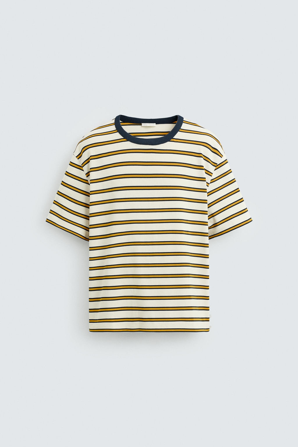 STRIPED JACQUARD T-SHIRT - Zara фото 6