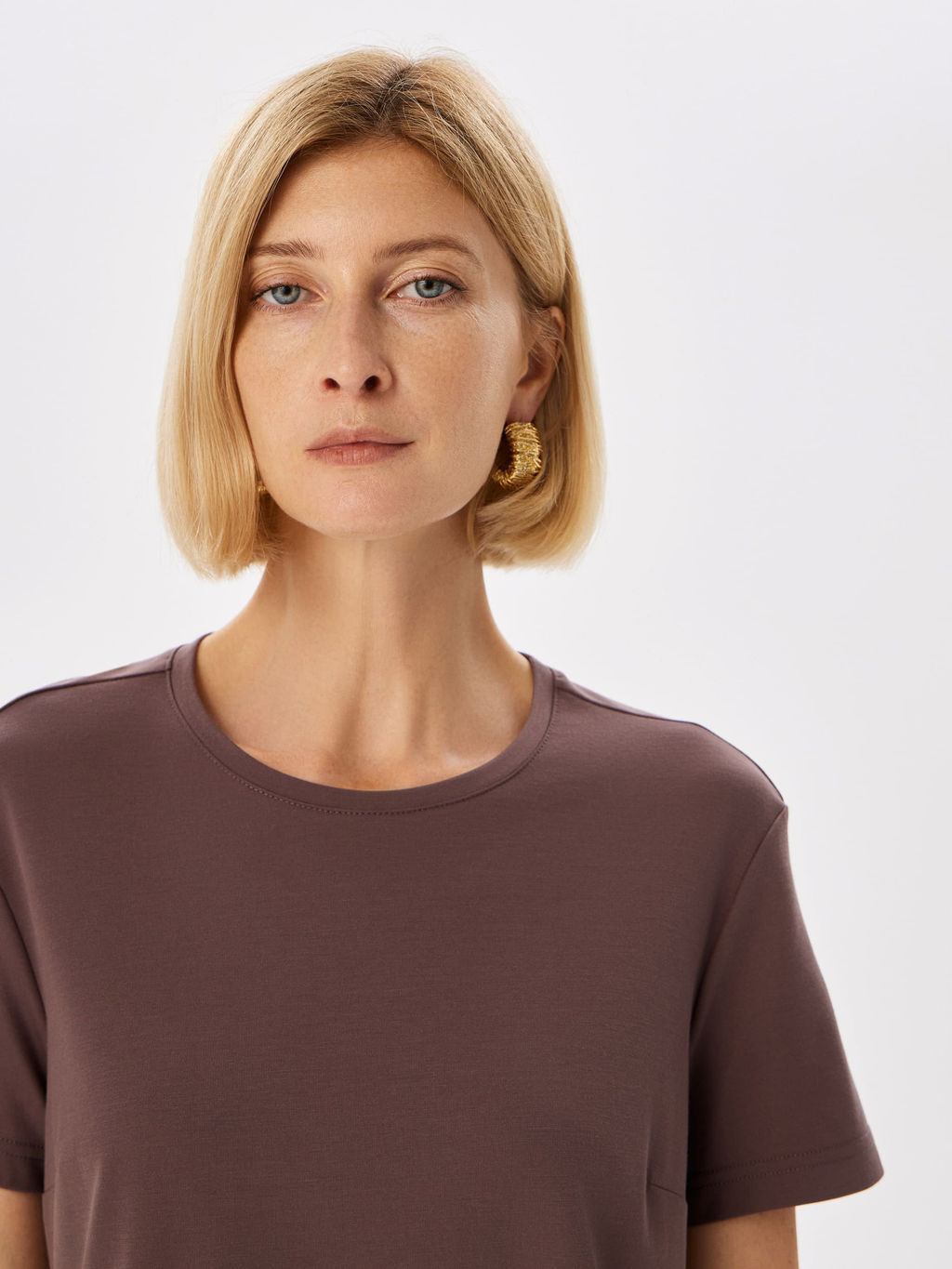 Футболка женская кор.рукав KATHARINA KROSS KK-TK-006VI-1972-4-коричневый фото 2