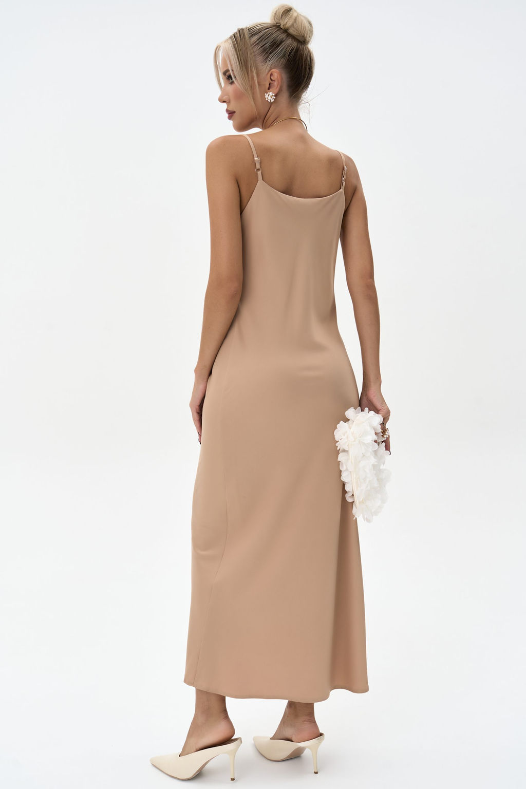 Платье-комбинация (миндаль) - Эльза фото 18