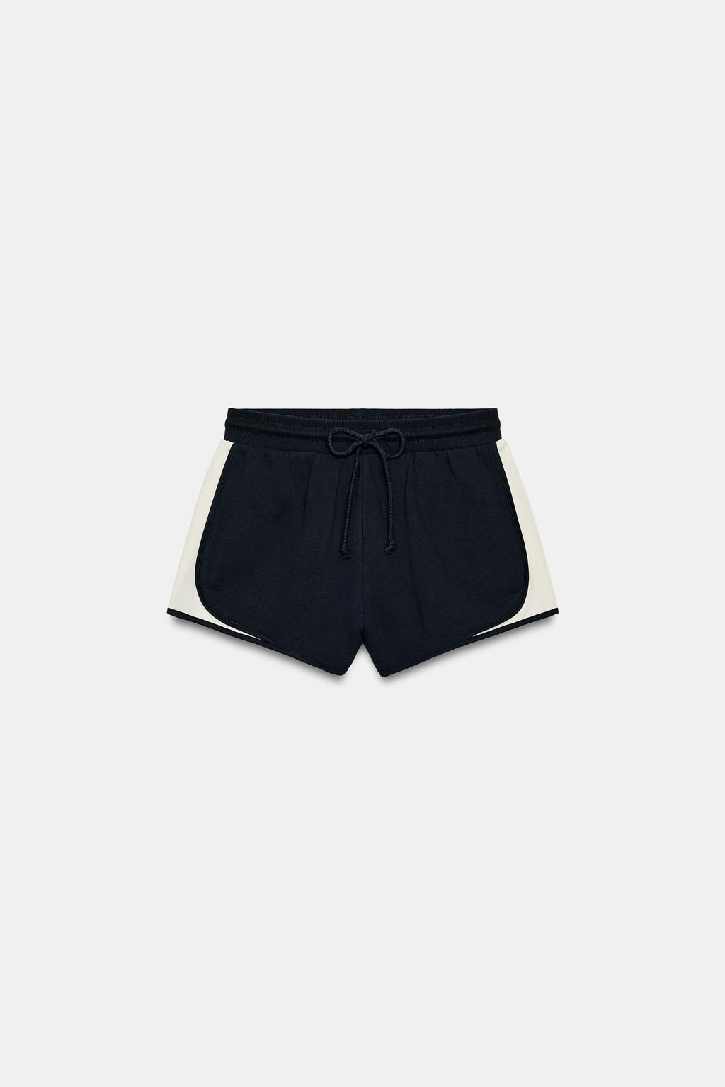 SHORT TEJIDO COMBINADO / Azul / Blanco - Zara фото 6