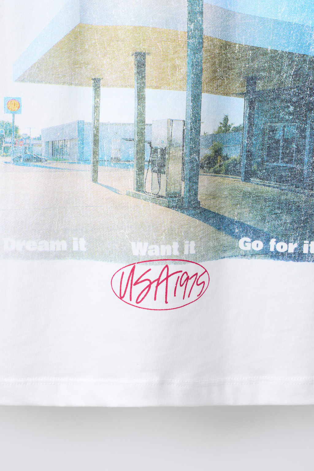 PETROL STATION PRINTED SWEATSHIRT - Zara фото 4