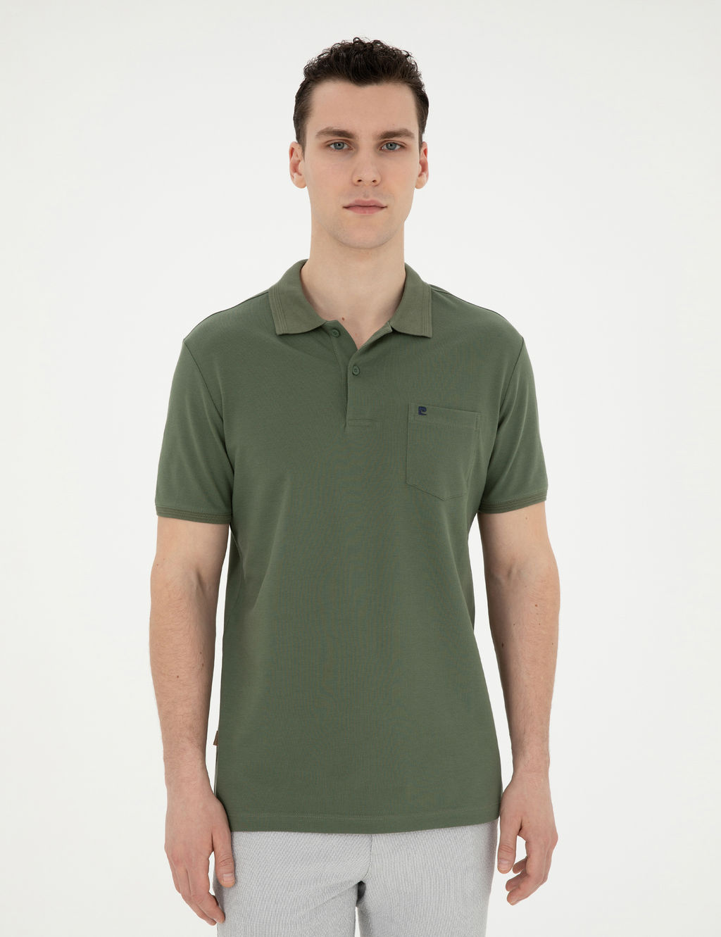 Haki Regular Fit Basic Ti__rt