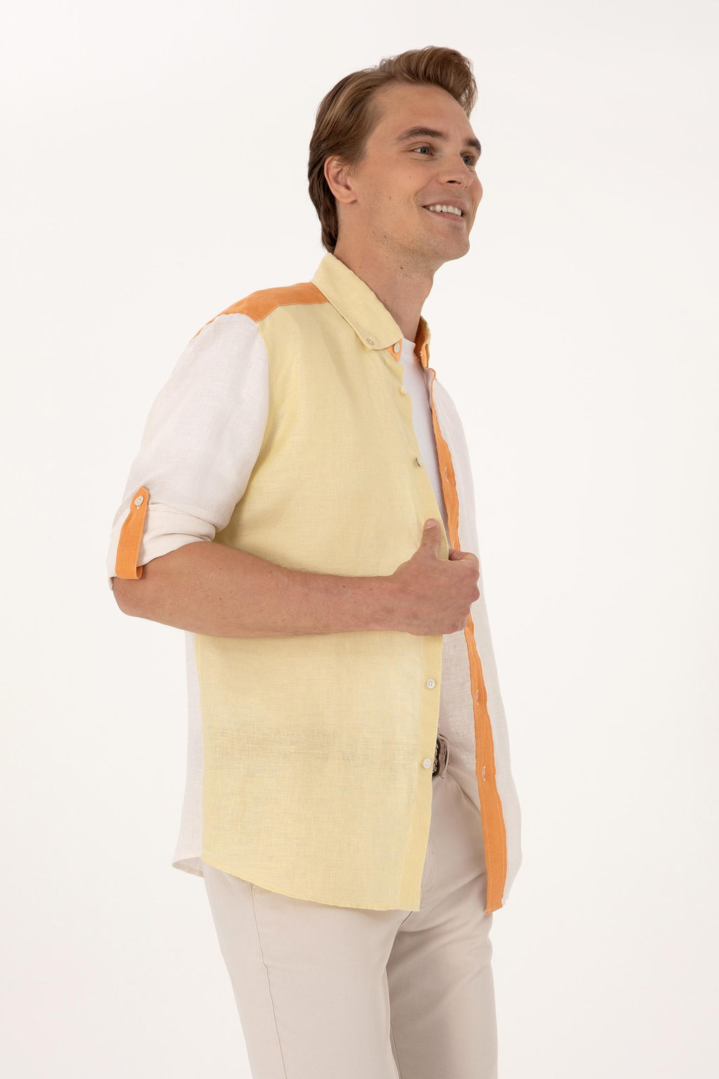 Erkek Turuncu Uzun Kollu G_mlek - U.s. polo assn фото 3