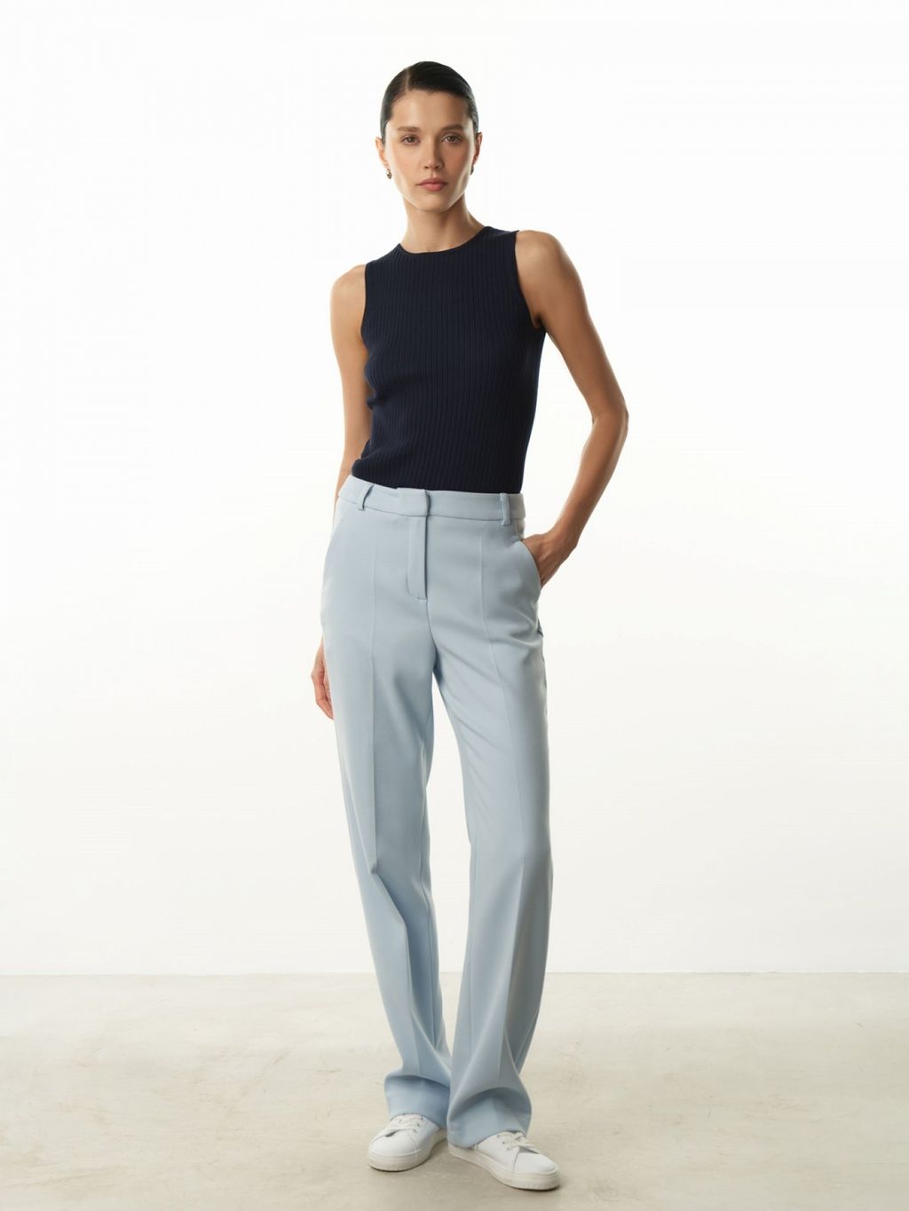 Conso/KM 230739 - dark blue Топ женский  фото 2