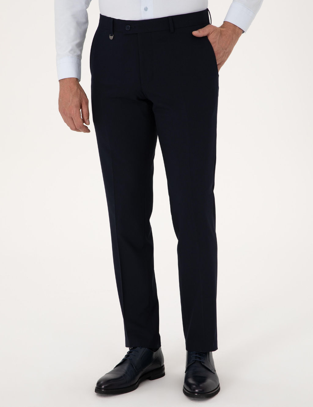 Lacivert Slim Fit Kuma_ Pantolon - Pierre cardin фото 2