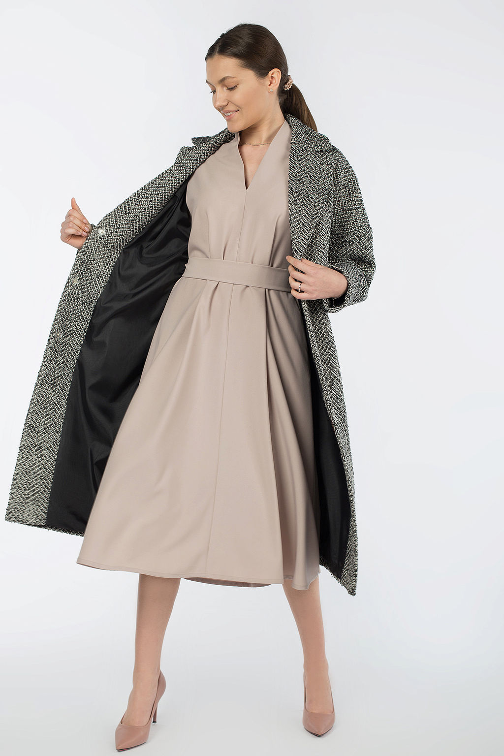 Пальто женское демисезонное - El podio фото 2