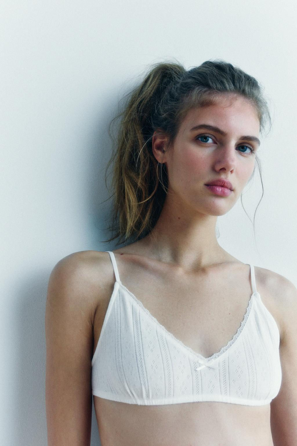 LACE TRIANGLE BRA - Zara фото 2