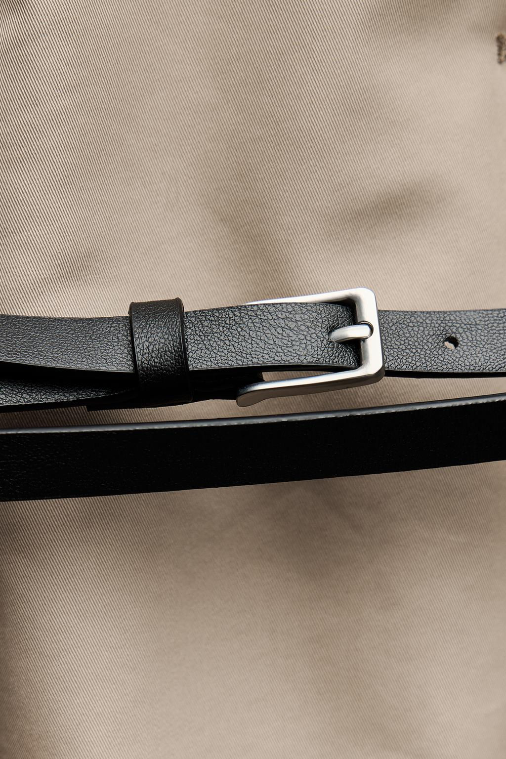 ZW COLLECTION WATER-REPELLENT OVERSIZE TRENCH COAT - Zara фото 14