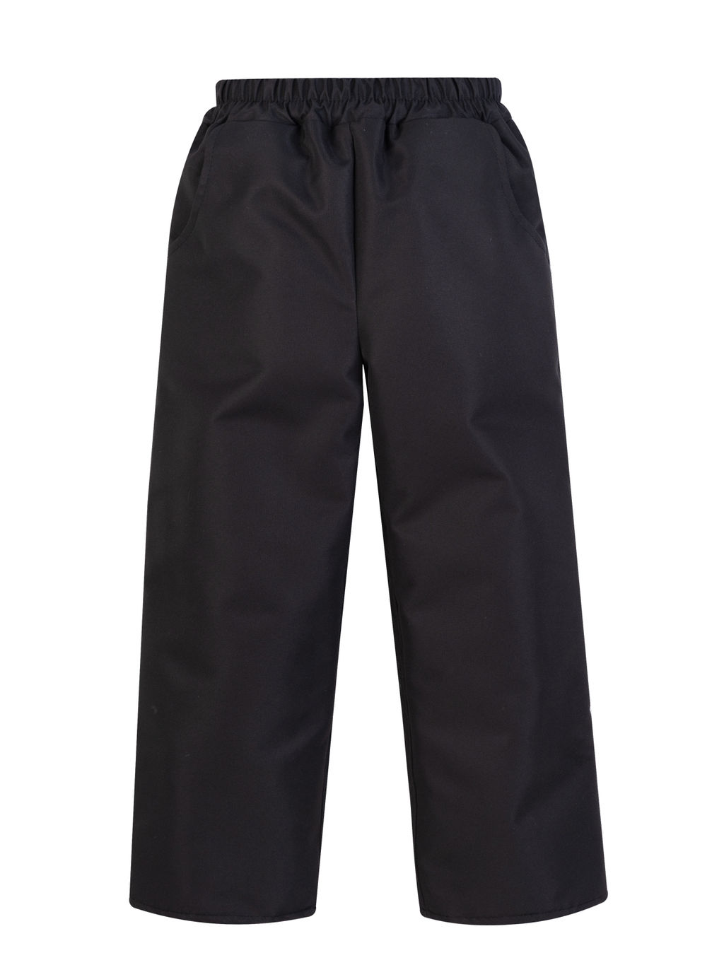 Брюки на поясе демисезонные черные