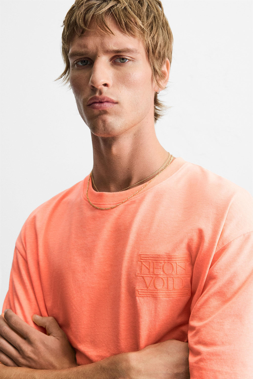 EMBROIDERED SLOGAN T-SHIRT - Zara фото 5