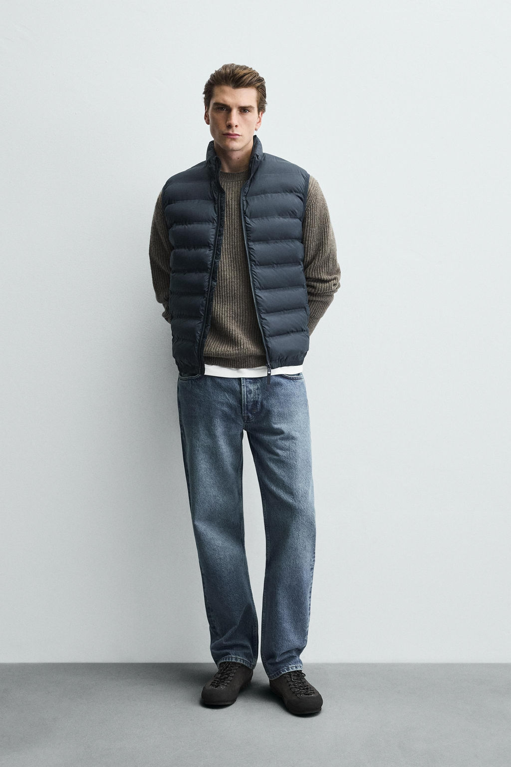 WATER-REPELLENT LIGHTWEIGHT PUFFER GILET - Zara фото 14