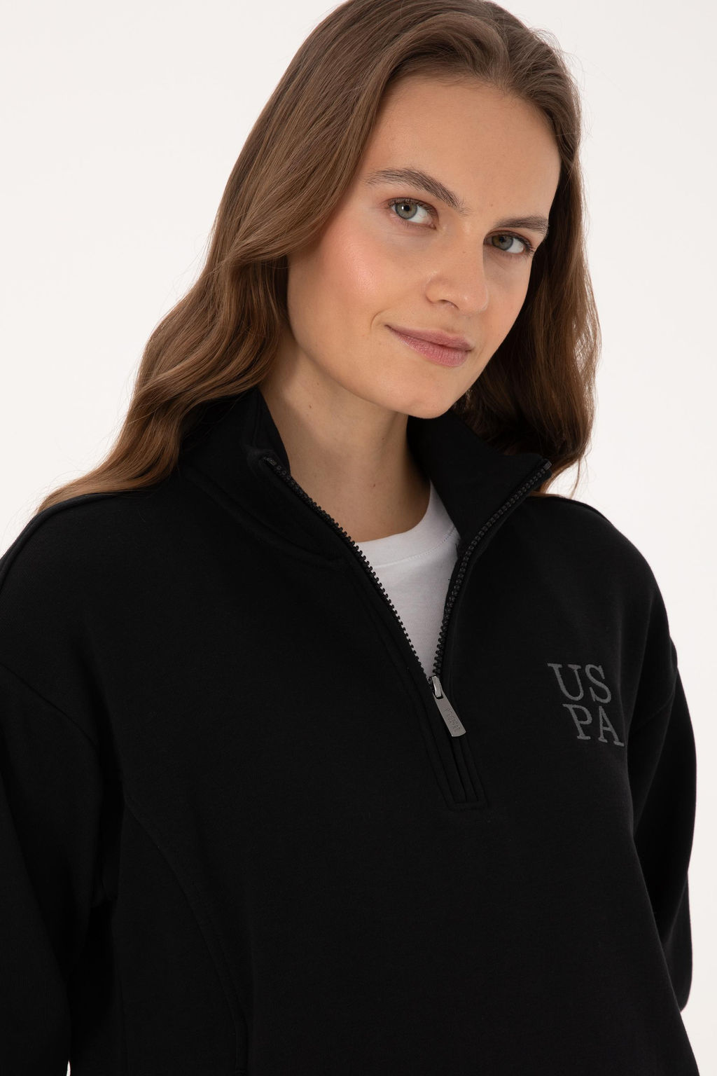 Kad_n Siyah Sweatshirt - U.s. polo assn фото 2