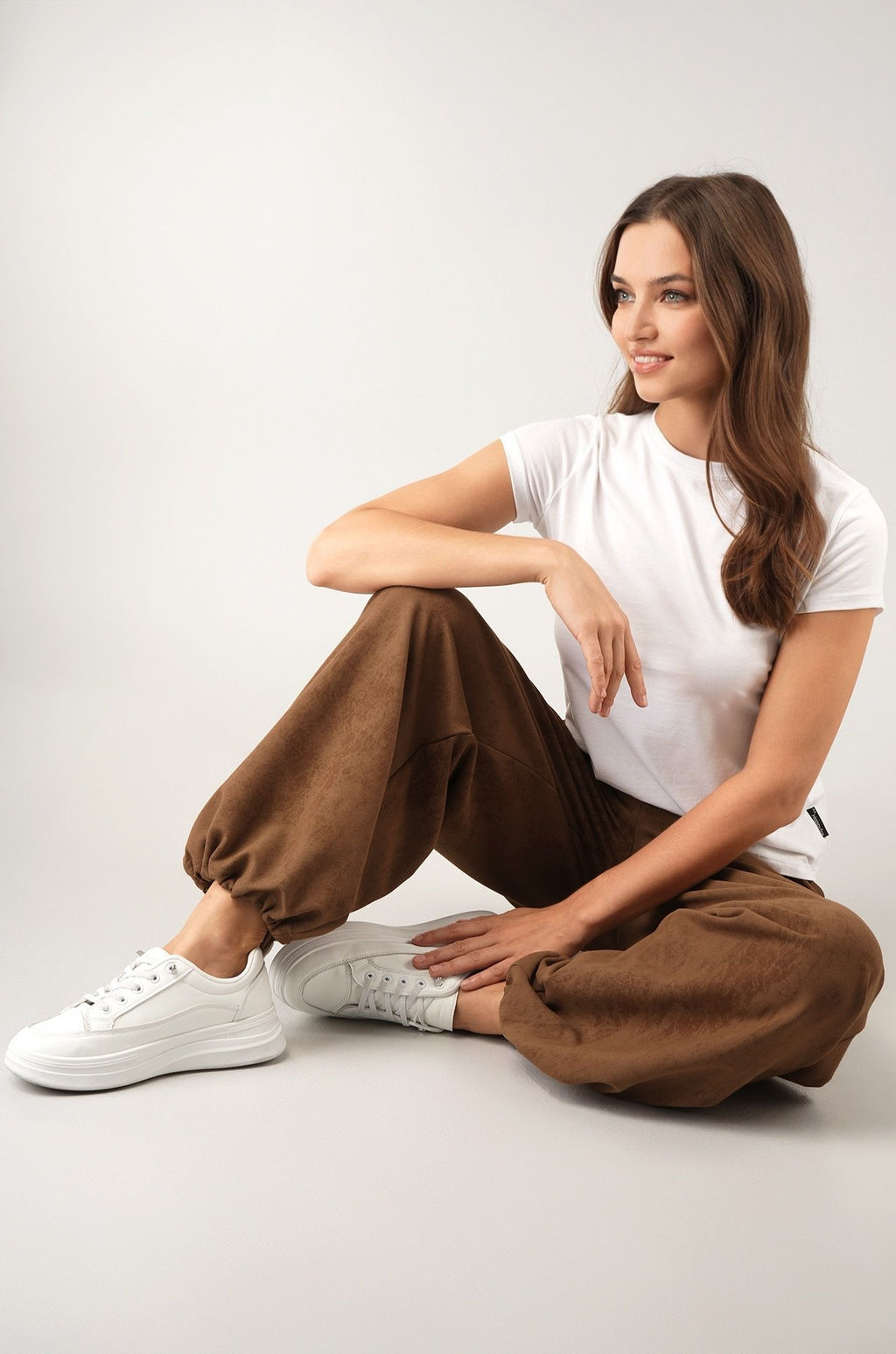 Женские брюки - трансформеры из футера Happyfox