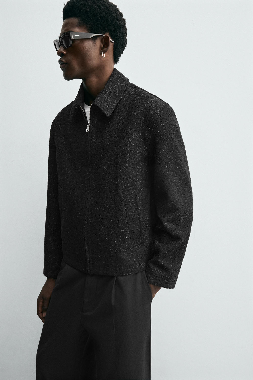 SHINY TEXTURED JACKET - Zara фото 6