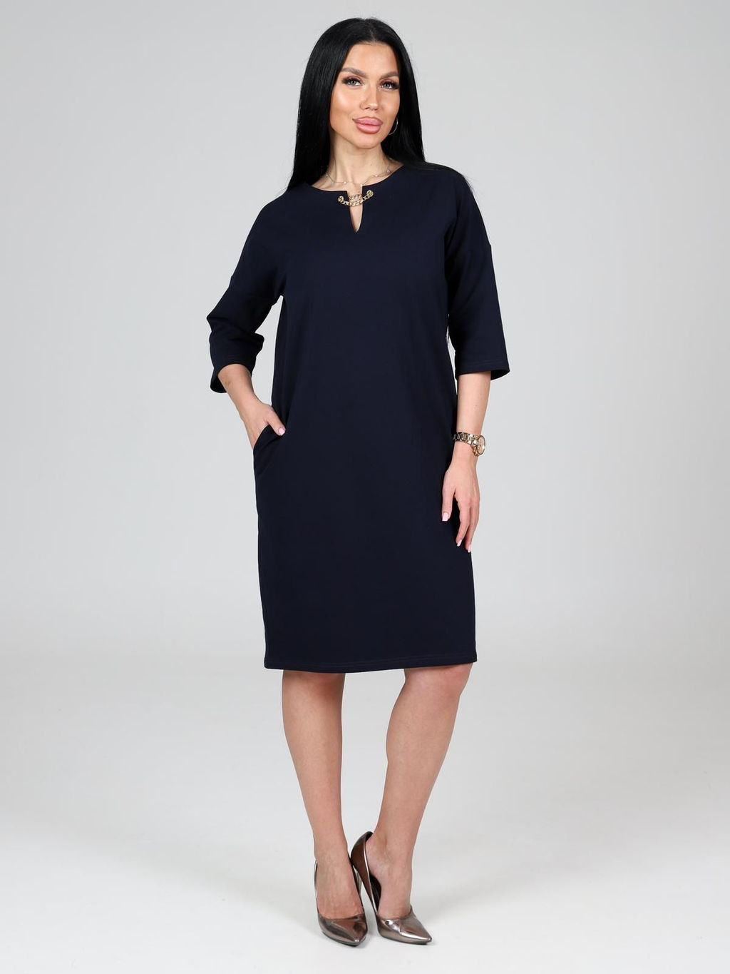 IV-CAPRIZ Памперо - платье из футера с лайкрой  фото 15