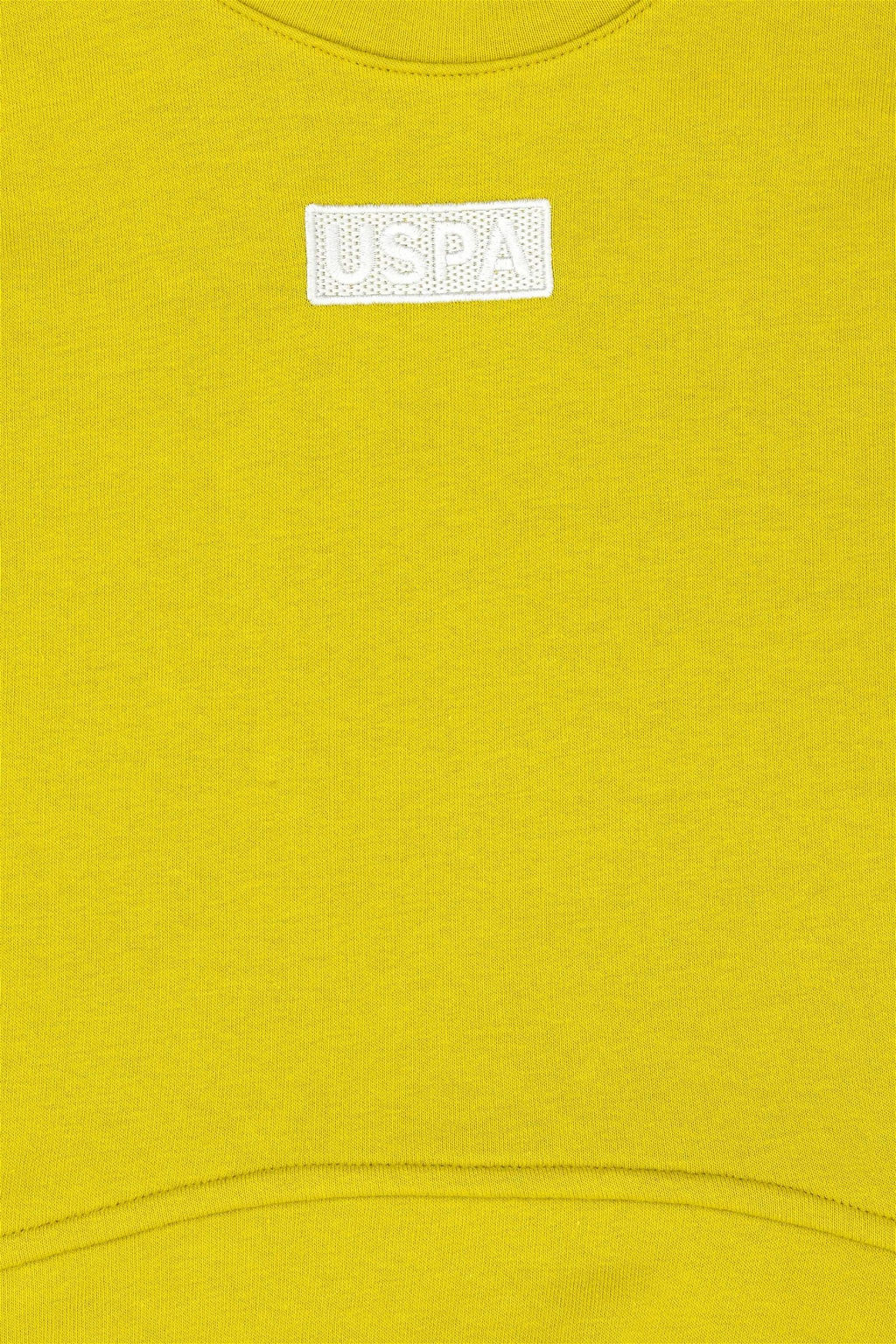 U. S. Polo Assn Базовый свитшот с круглым вырезом фисташкового цвета для девочек - U.s. polo assn фото 3