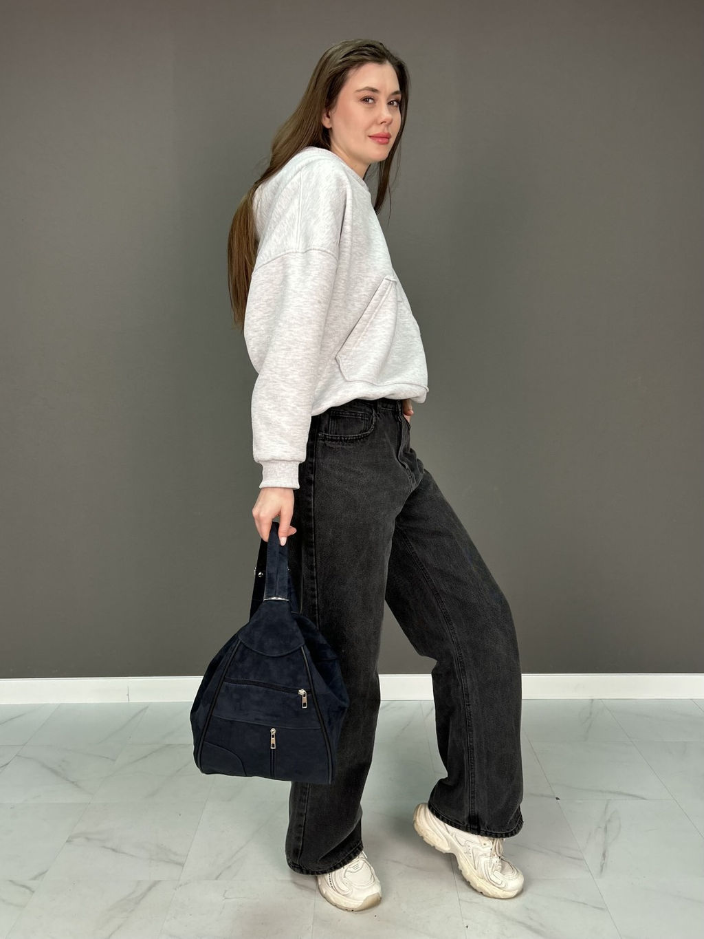 Сумка-рюкзак женская из телячьей кожи