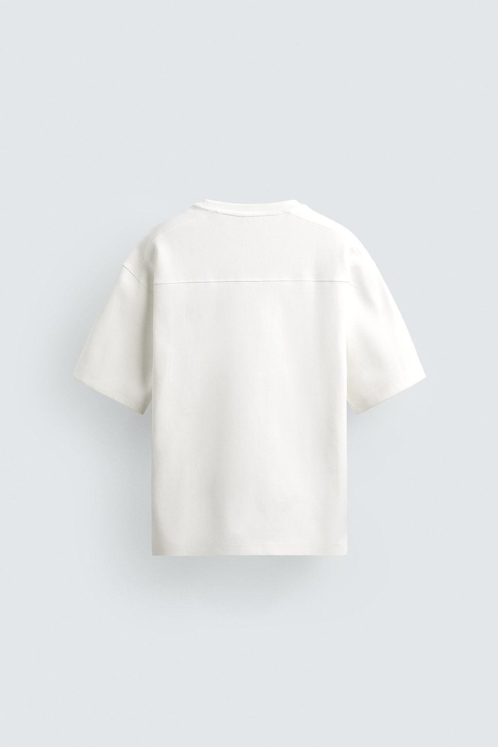 SUDADERAI NTERLOCK RELAXED FIT / Blanco - Zara фото 7