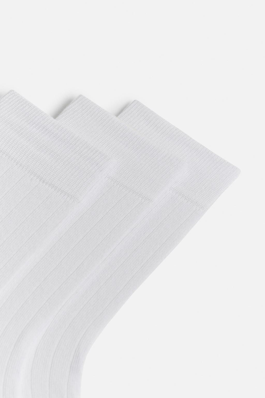 PACK OF 3 TEXTURED SOCKS - Zara фото 6