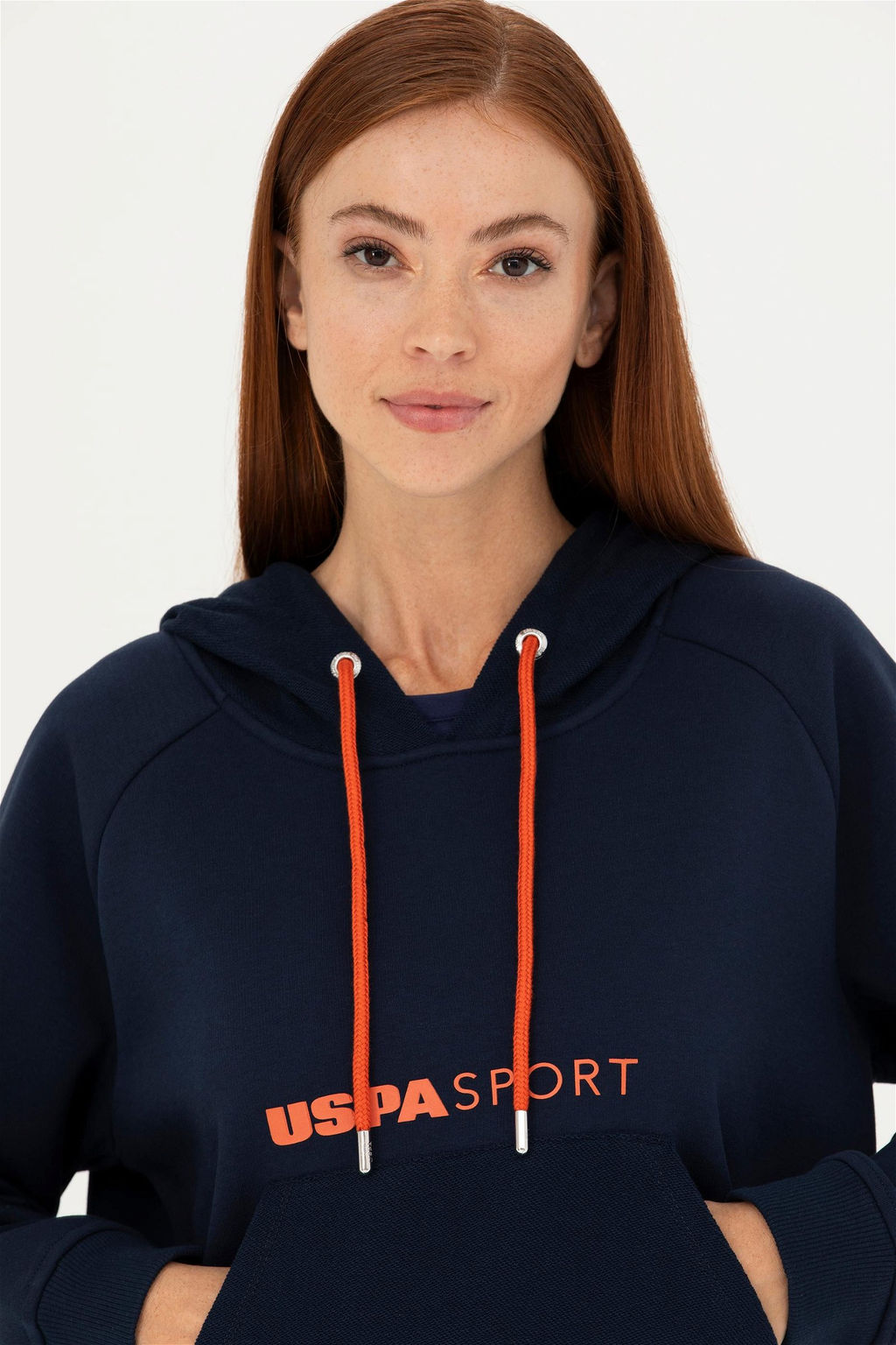 Женский темно-синий свитшот Неожиданная скидка в корзине - U.s. polo assn фото 2