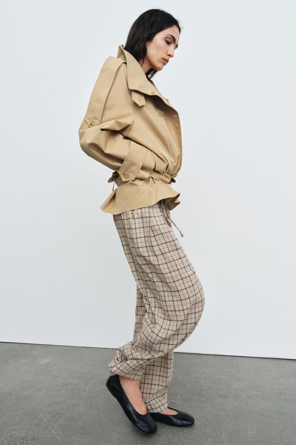 CHECK TROUSERS ZW COLLECTION - Zara фото 11