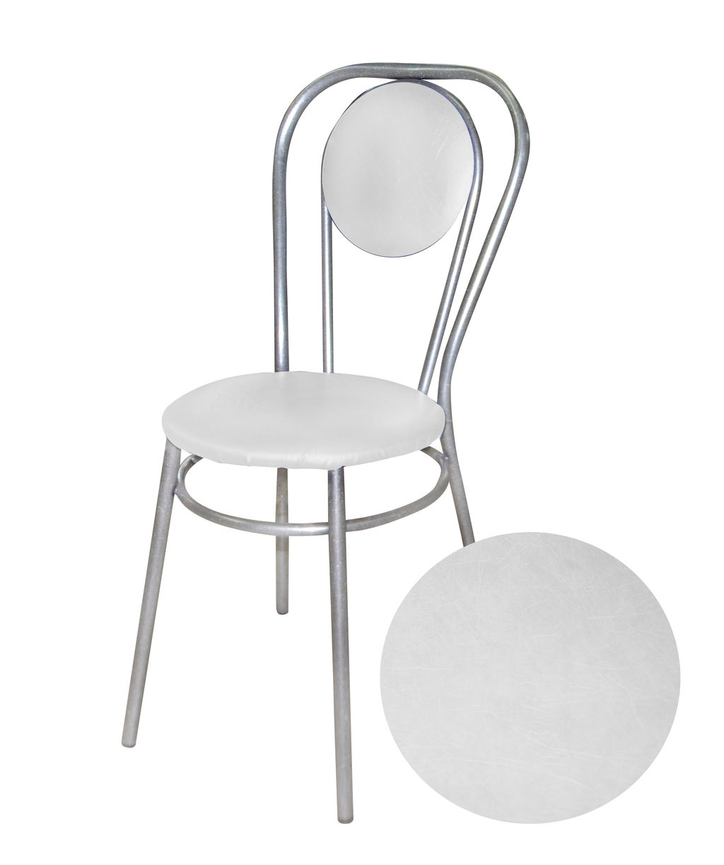 Стул №5 к/з 55 н.хром,мрамор