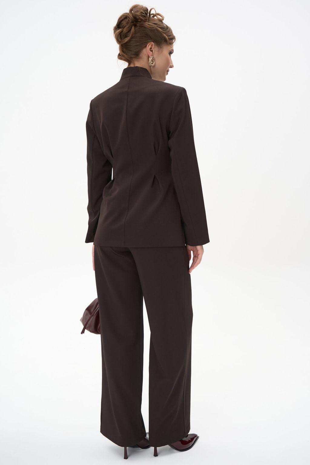 Пиджак Тайрис (шоколадный) - Эльза фото 16