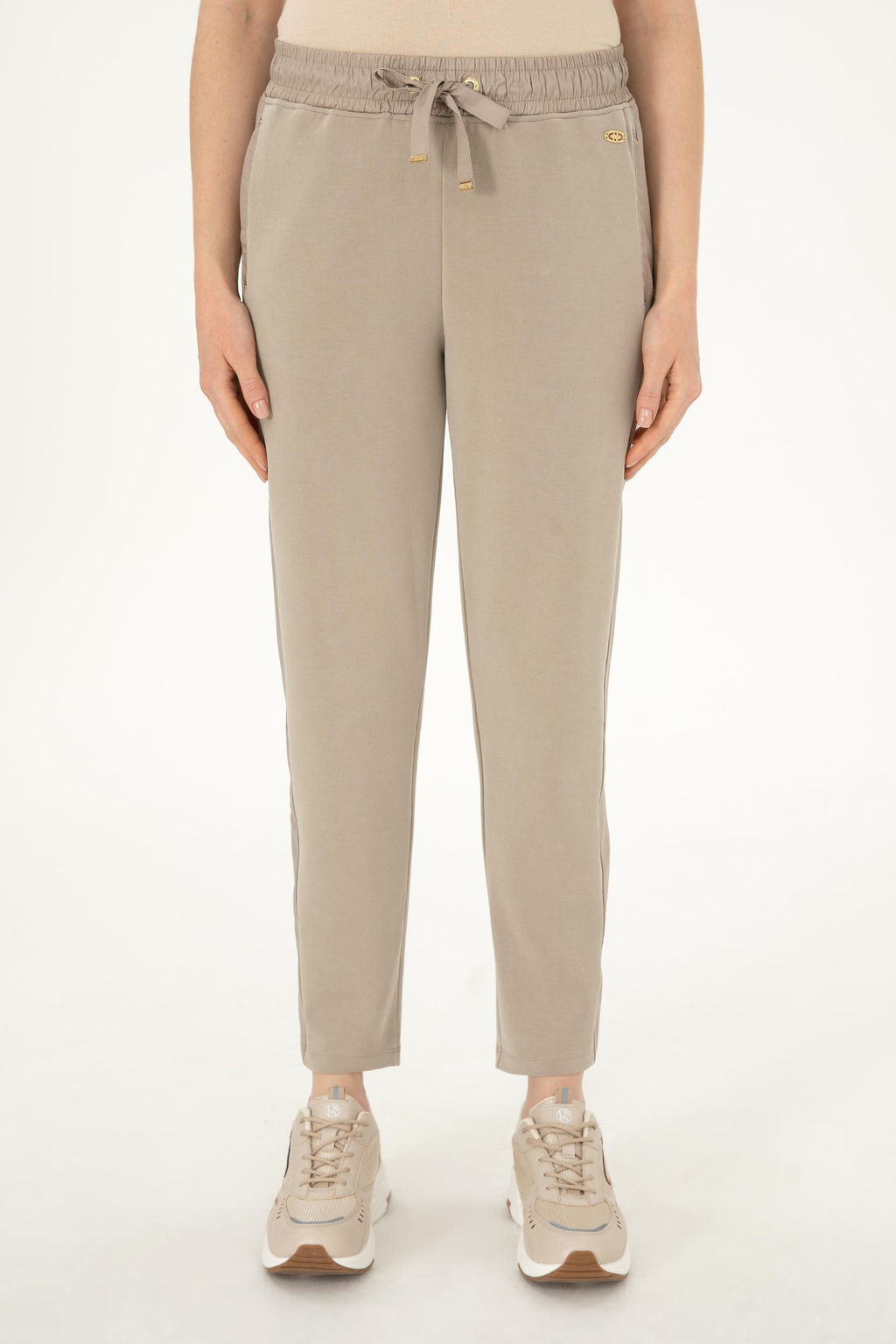 Женские легкие спортивные штаны цвета хаки Неожиданная скидка в корзине - U.s. polo assn фото 2