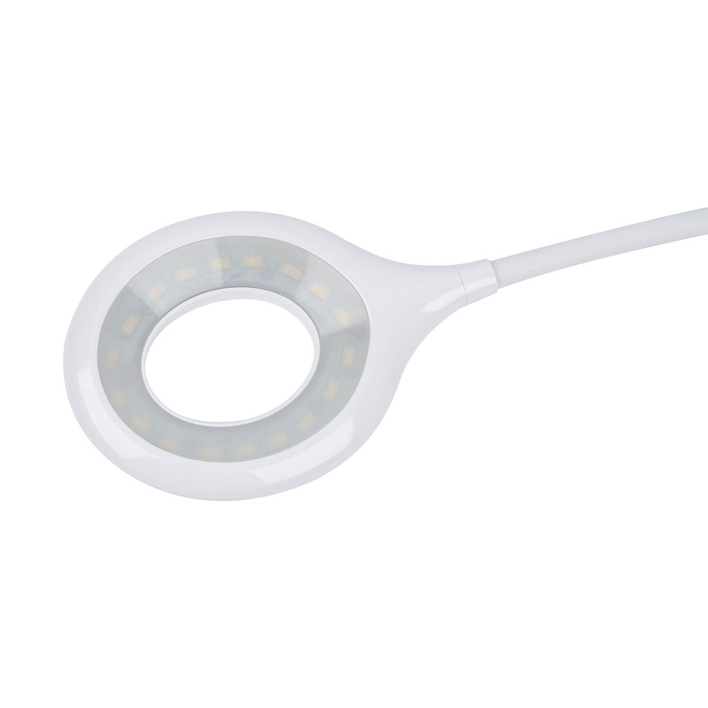 TLD-535 White/LED/250Lm/5500K/Dimmer Светильник настольный с ночником RGB, 4W. Встроенный аккумулятор 1800mAh. Сенсорный выключатель. Белый. TM Uniel.