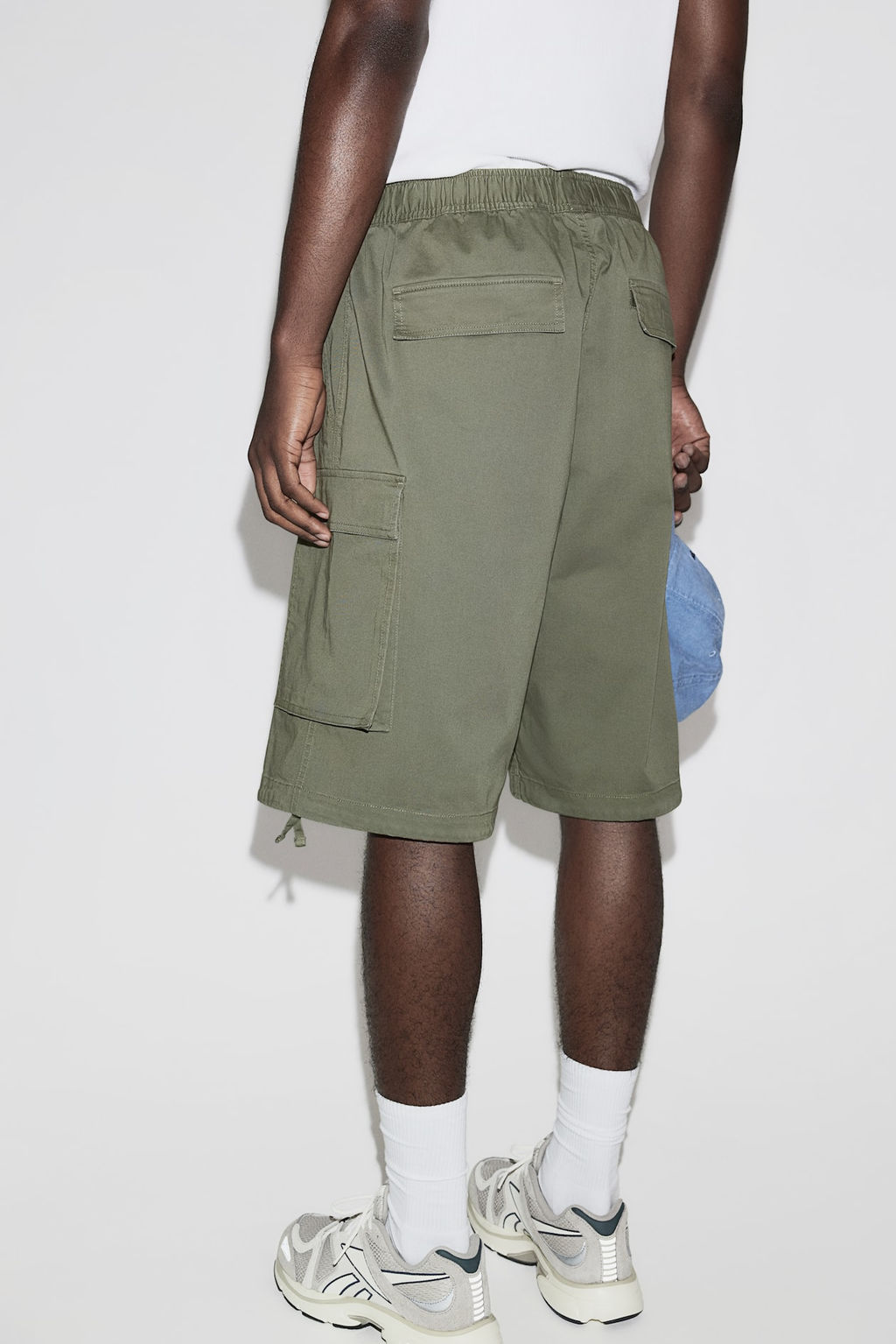 Bermudas cargo de sarga Loose Fit - H&m фото 3