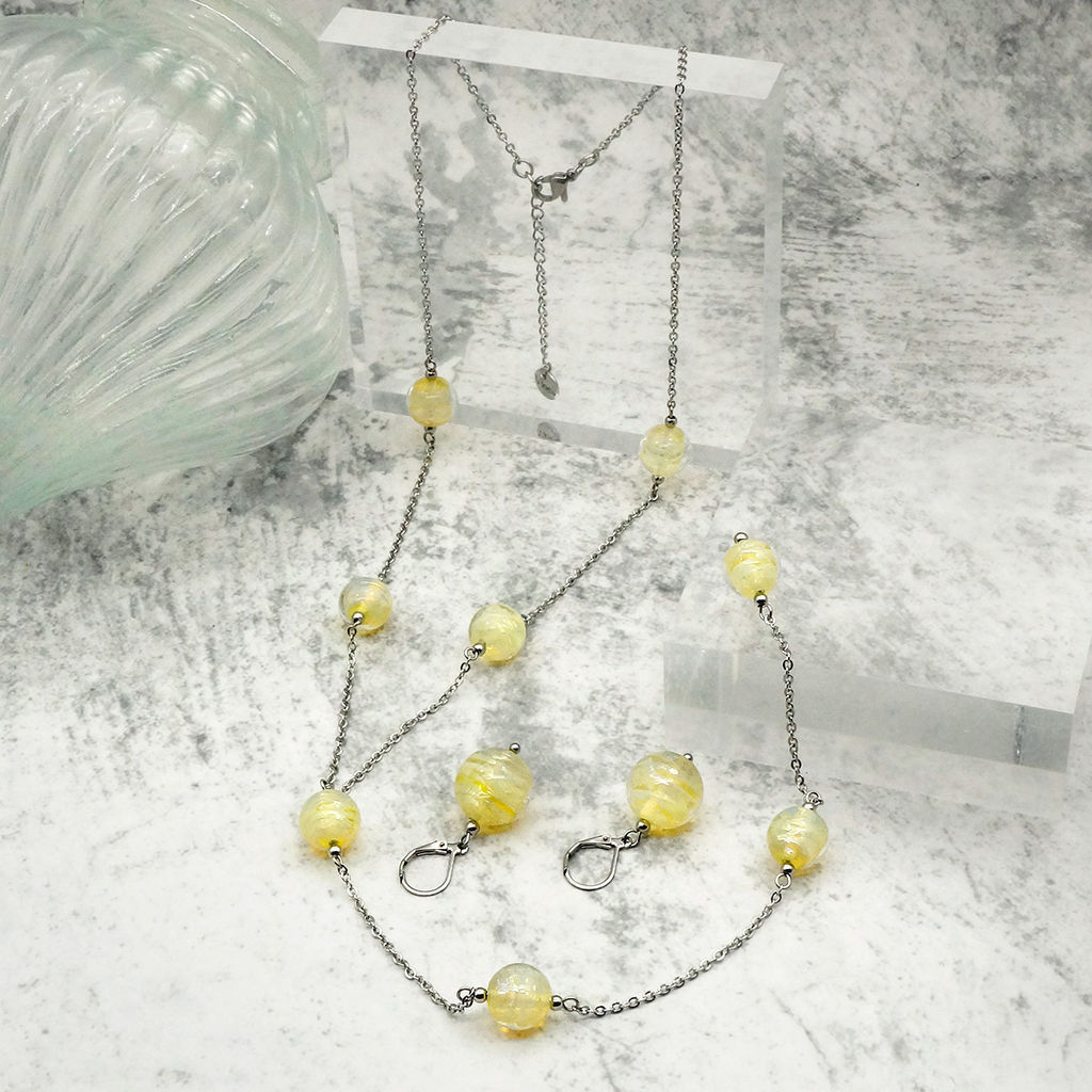 Серьги из муранского стекла AIRY LS3249