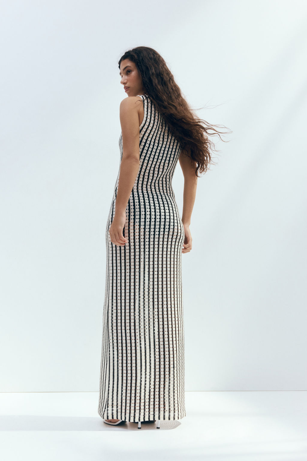 Vestido midi en punto calado - H&m фото 3