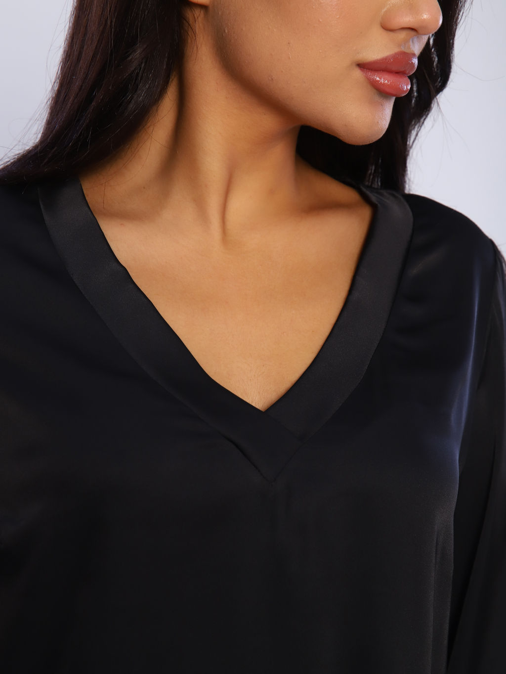 Блуза Ольга_О171/черный - Ihomelux фото 18