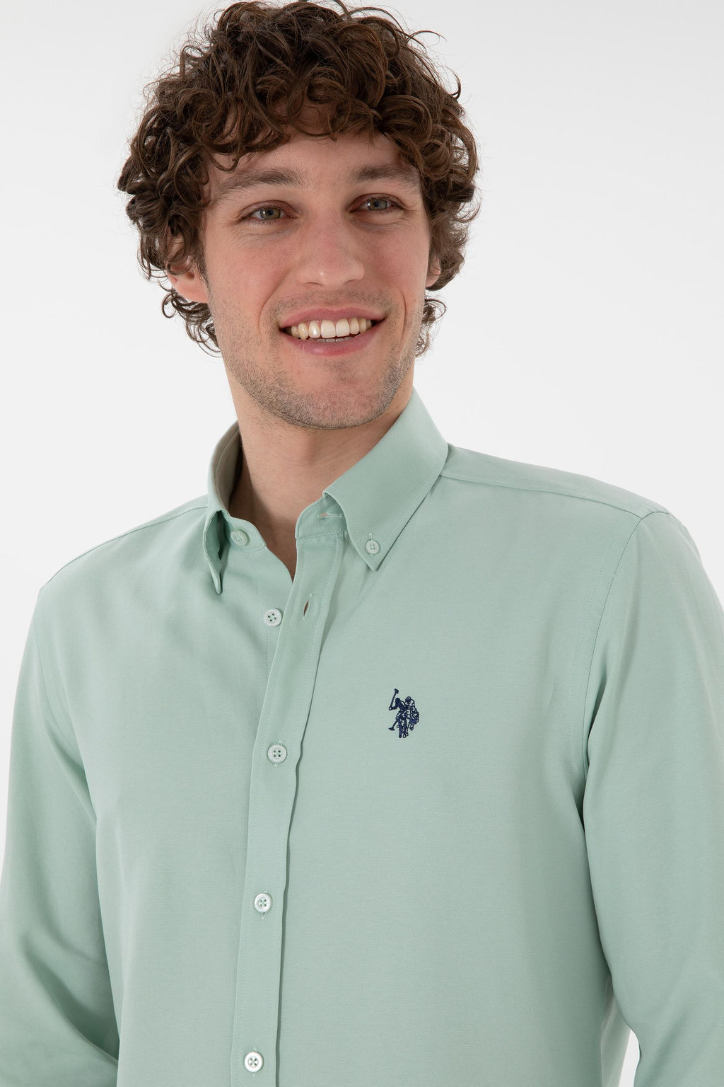 Erkek Su Ye_ili Uzun Kollu Basic G_mlek Sepette S_rpriz _ndirim - U.s. polo assn фото 3