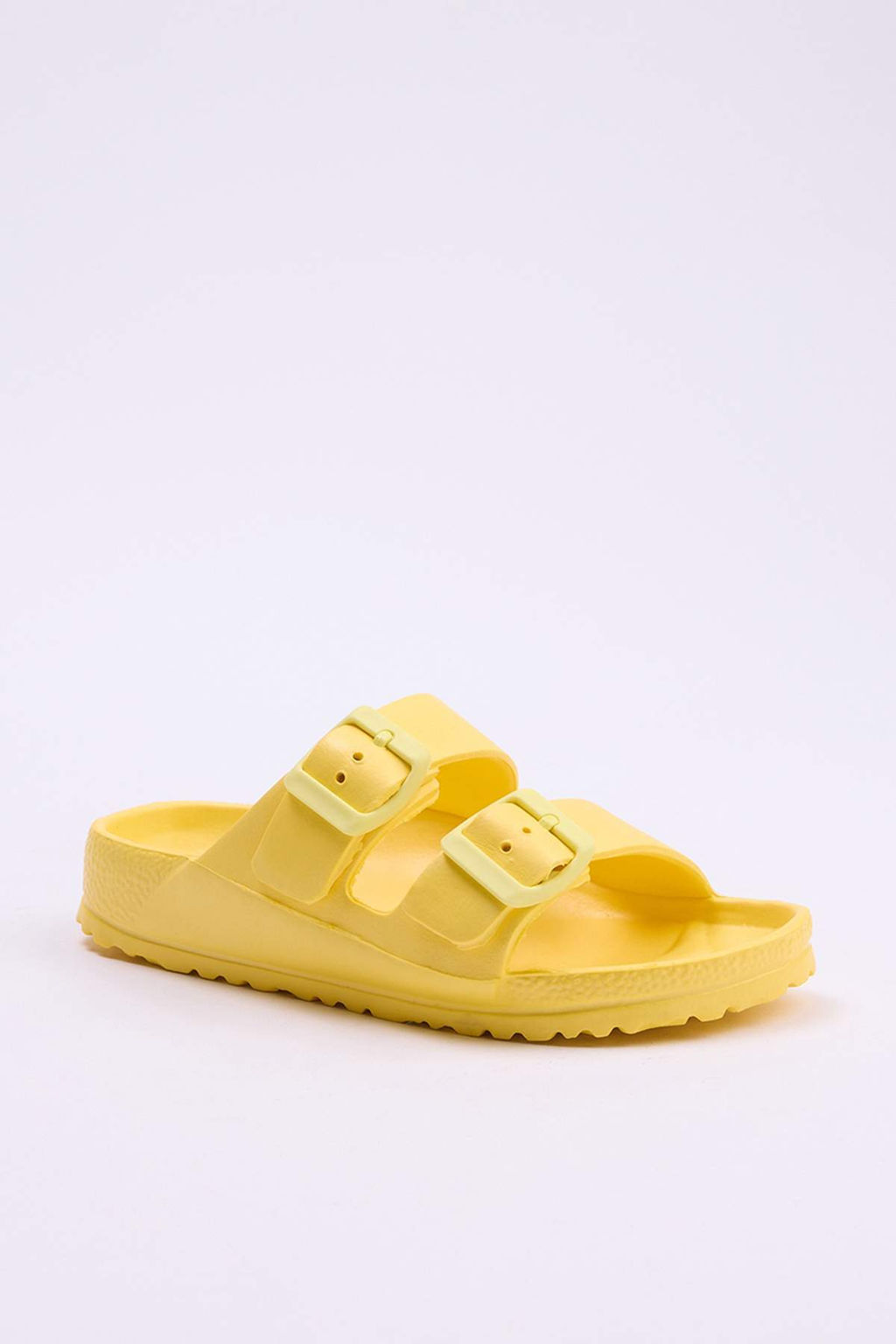 Sar? Cift Bantl? Buyuk Unisex Cocuk Terlik TAKSS26TE00009