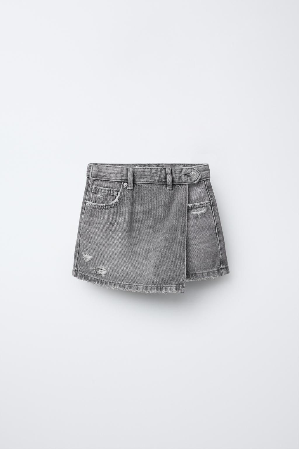 DENIM BERMUDA SKORT - Zara фото 2