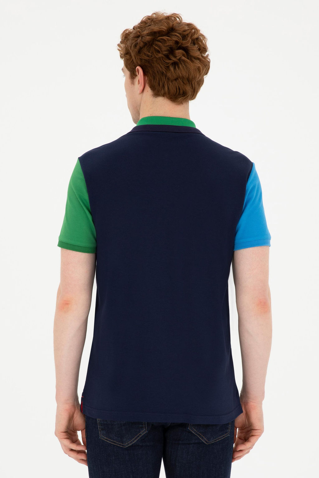 Мужская темно-синяя футболка Неожиданная скидка в корзине - U.s. polo assn фото 12