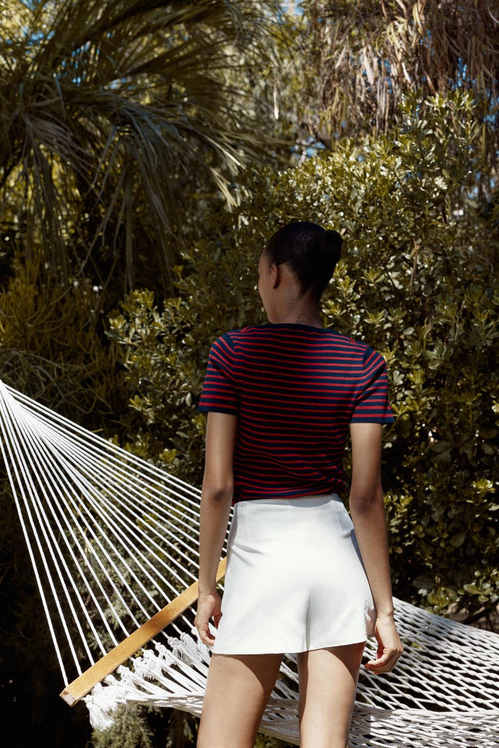 HIGH-WAIST BERMUDA SHORTS - Zara фото 18