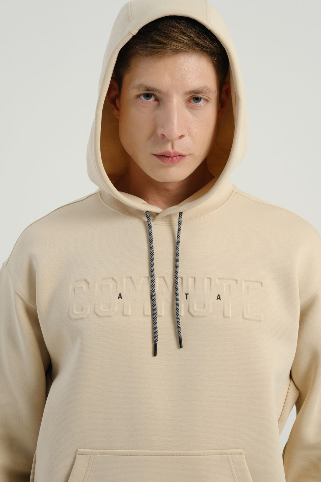 Худи Бежевый COMMUTE Sweat Hoodie - Anta фото 4