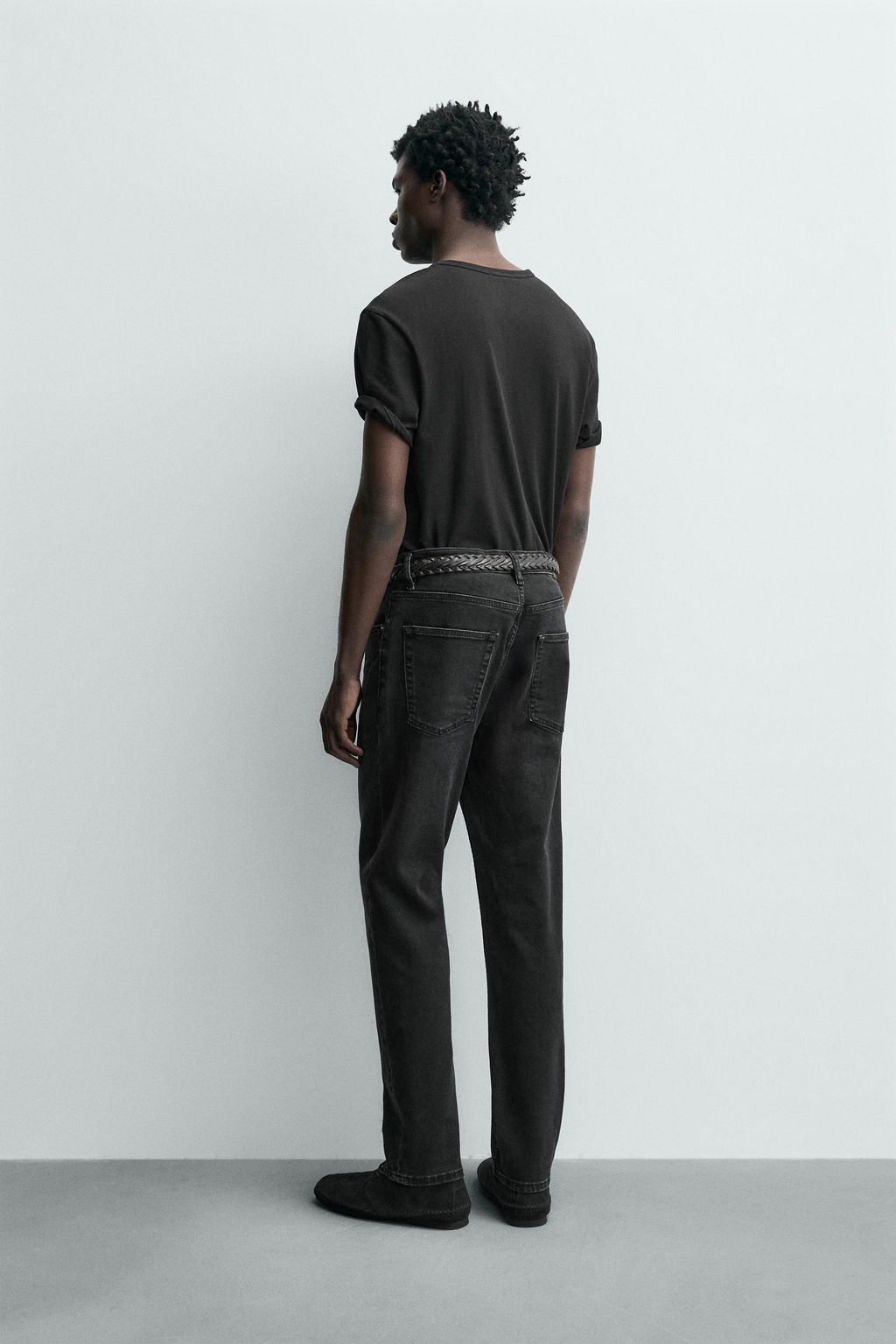 JEANS SLIM FIT B?SICO / Carb?n - Zara фото 3