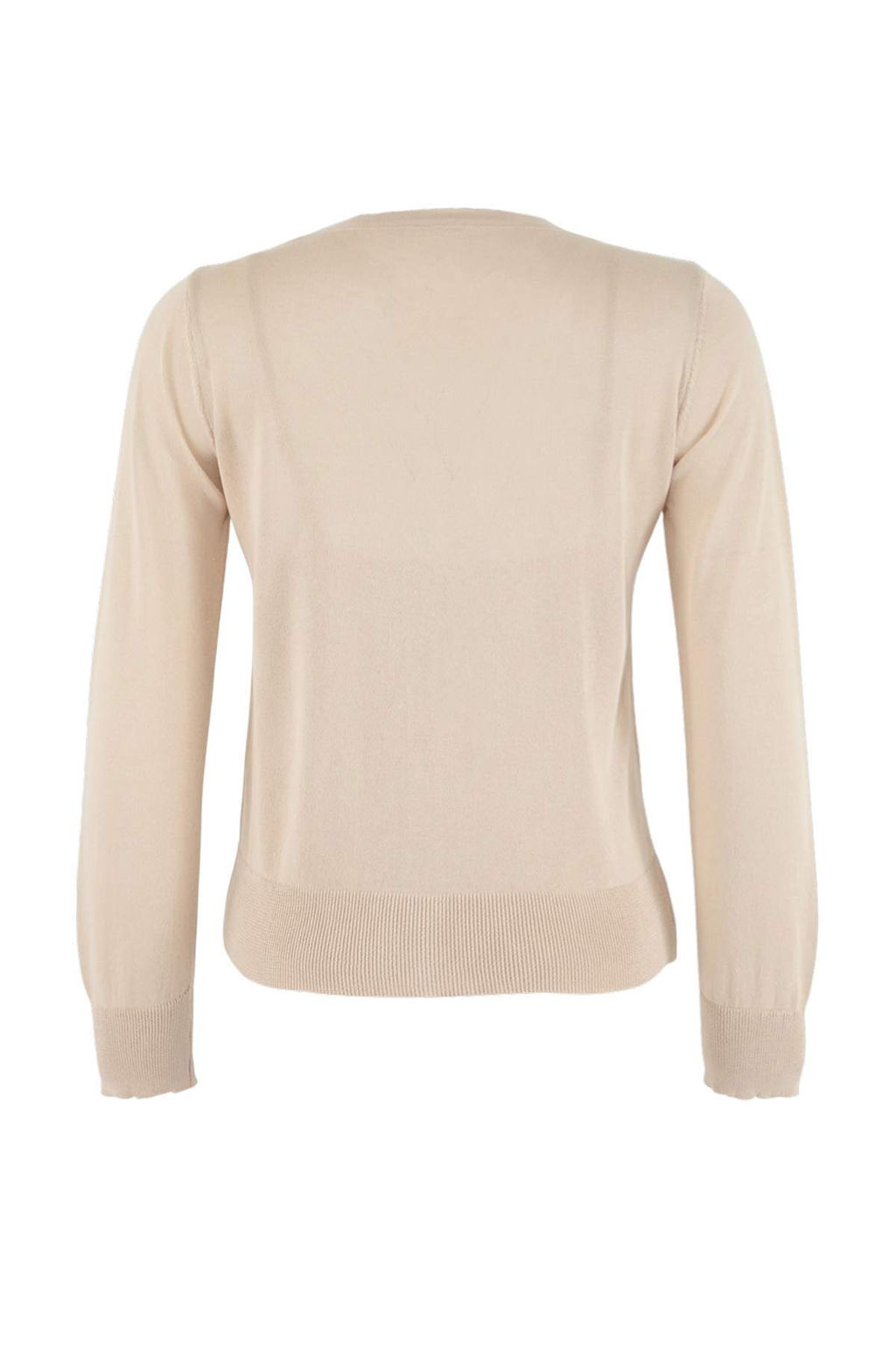 Bej 2li Yazl?k Ozel Iplik Dantel Detayl? Triko Bluz-H?rka TWOSS26HI00016 - Trendyolmilla фото 6