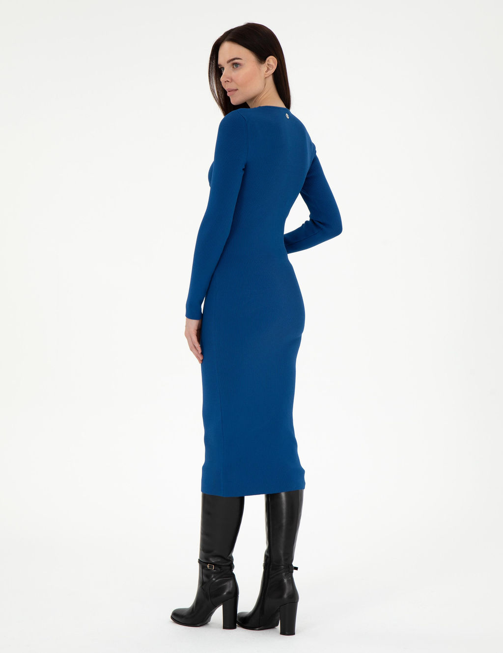 Saks Ex. Slim Fit Triko Elbise - Pierre cardin фото 4