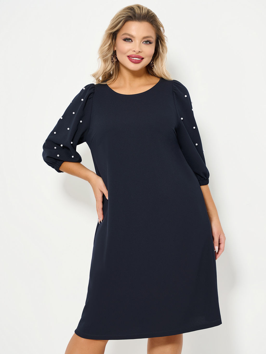 Платье 0218-2 чёрный кварц - Dora фото 20