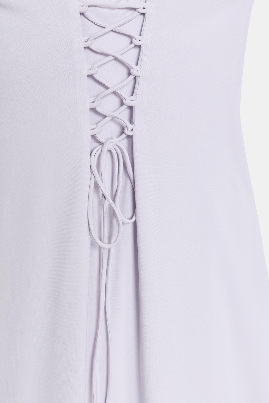 VESTIDO MIDI CORDONES / Lila - Zara фото 4